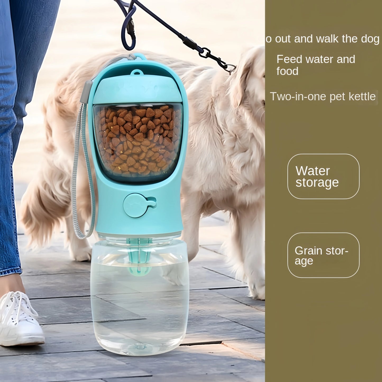 Portable Food and Water Container